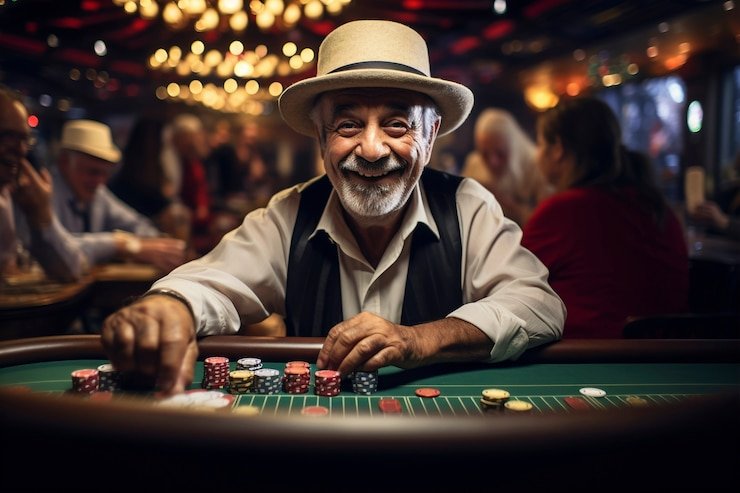 Antarmuka permainan Gaple Online di platform toto77 dengan meja permainan dan kartu domino
